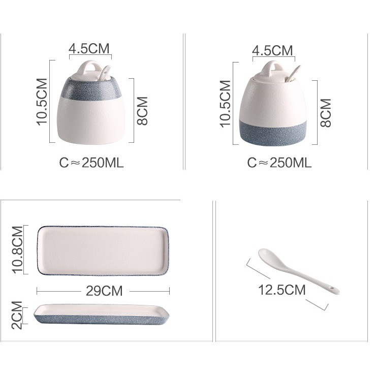 Hộp đựng gia vị, nguyên liệu làm bếp, quán ăn