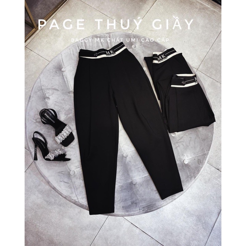 quần baggy cạp chữ m