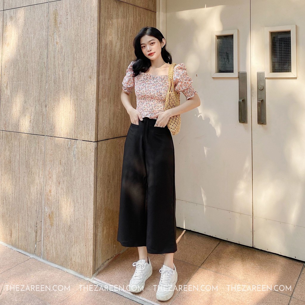 QUẦN CULOTTES TÚI ĐẮP BASIC ZAREEN TRS10