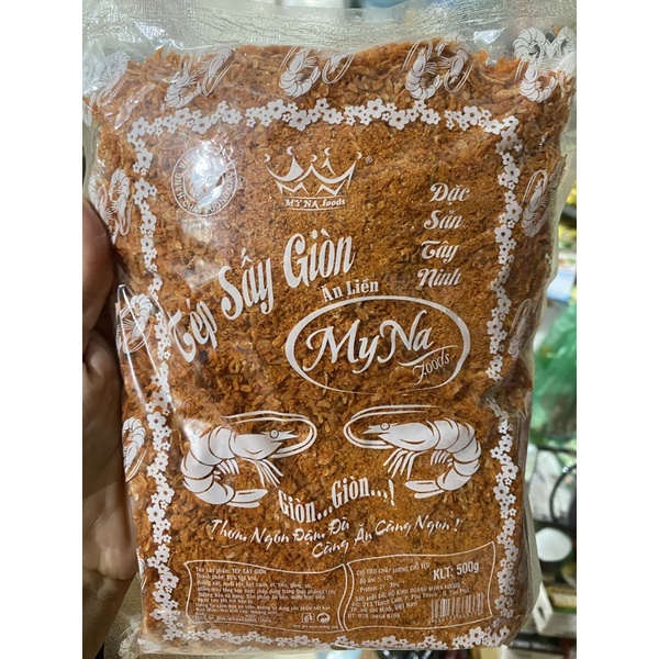 Tép sấy giòn Tây Ninh 500g