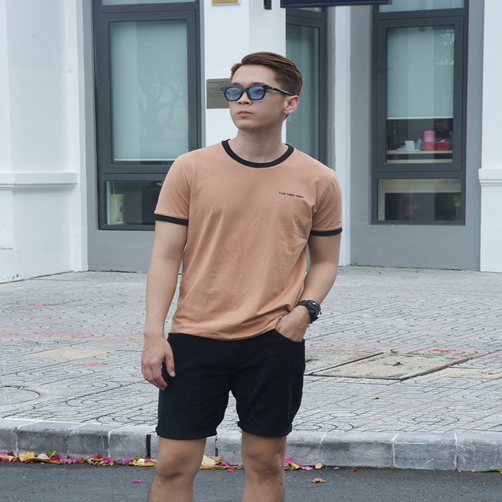 Áo Thun Nam Cổ Tròn ( 3 màu) Tay Ngắn GU CHẤT, Chất Cotton Bề Mặt Vải Mềm Mịn GUTN02