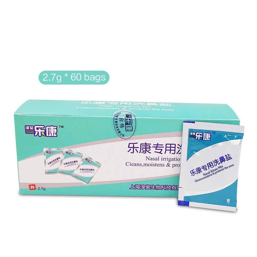 Bộ 60 Túi Muối Rửa Mũi Salorie 2.7g Đa Năng Chăm Sóc Hiệu Quả Cho Người Trưởng Thành Và Trẻ Em