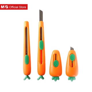 Dao Rọc Giấy M&G ASSN2242 Đa Năng Thiết Kế Hình Cà Rốt Nhỏ Gọn Tiện Lợi
