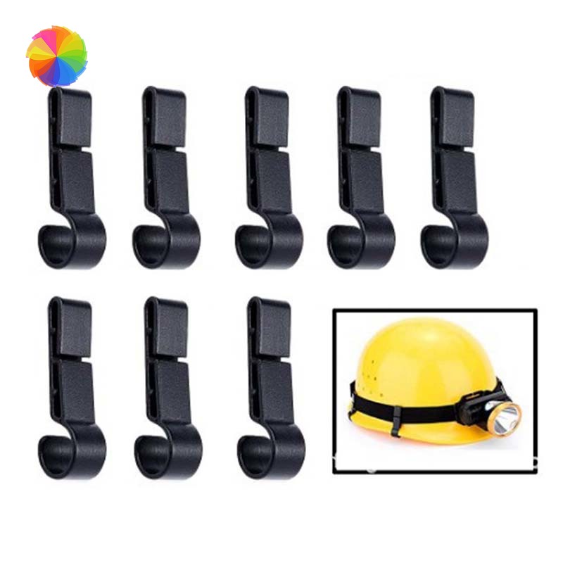 Bộ 10 Móc Kẹp Mũ Bảo Hiểm Bằng Nhựa Chống Trượt Tiện Dụng