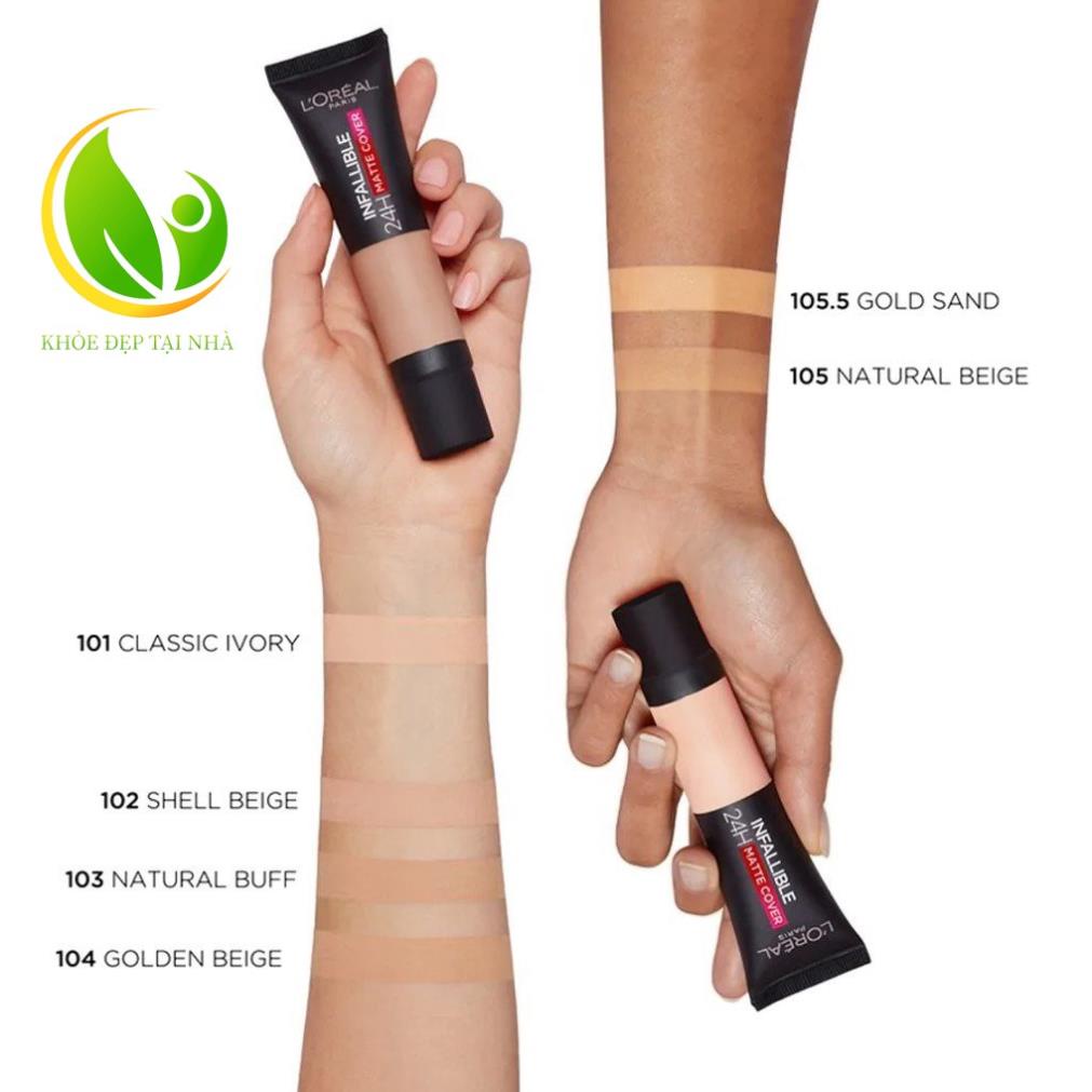 Kem Nền L’OREAL Infallible Pro-Matte 24HR Foundation 30ml - Chính Hãng | BigBuy360 - bigbuy360.vn