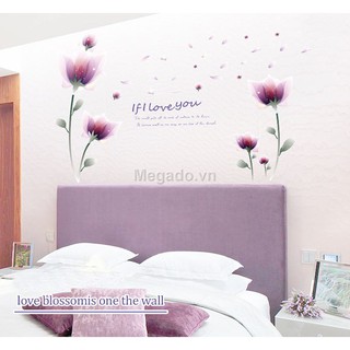 Hoa cánh mỏng tím nhạt B037