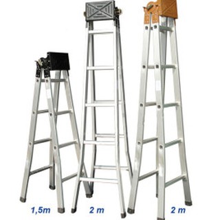 THANG NHÔM + INOX Chữ A Loại 1,5m