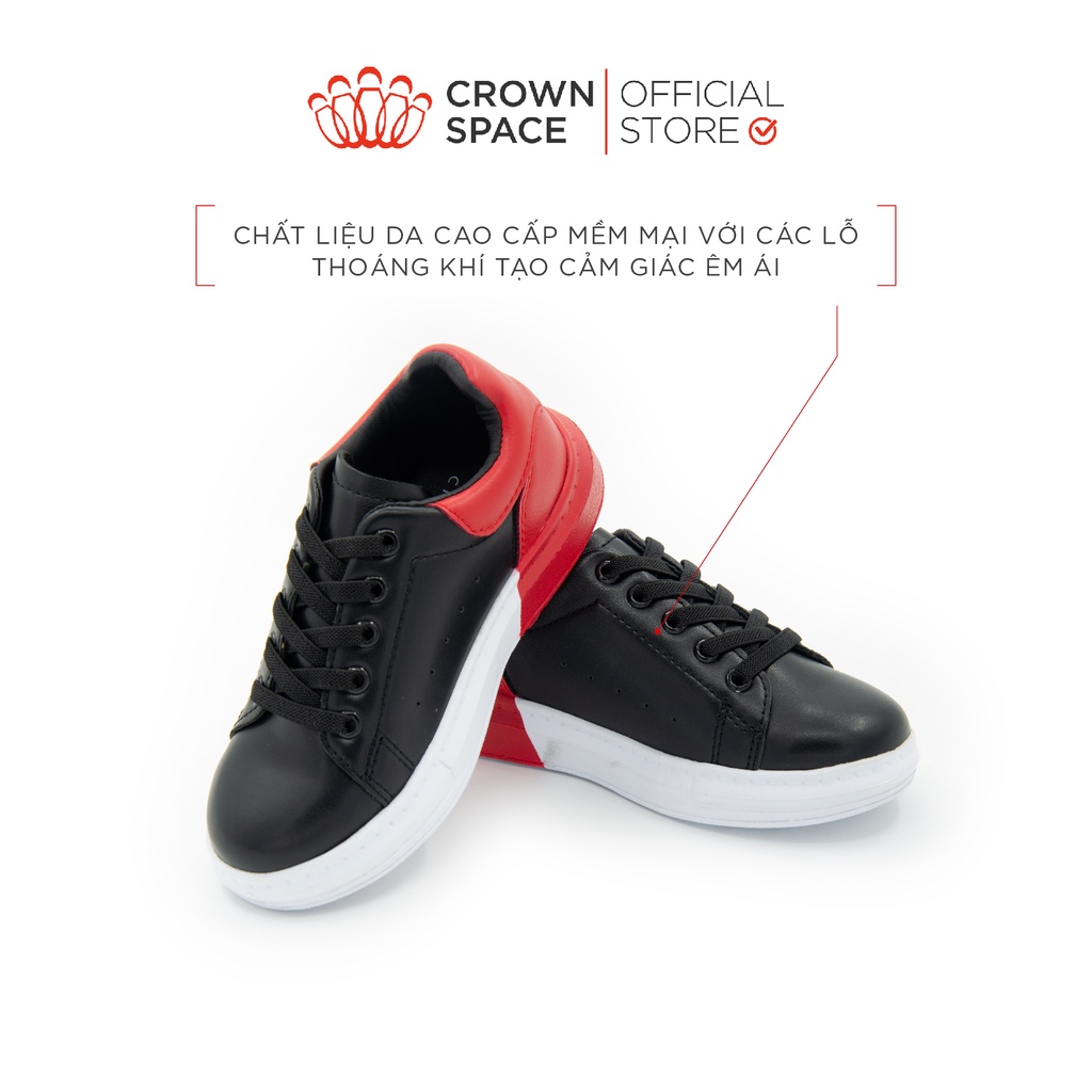 [PHIÊN BẢN CAO CẤP PREMIUM] Giày Sneaker Bé Trai Bé Gái Cổ Thấp Crown Space UK Active Trẻ em Cao Cấp CRUK254