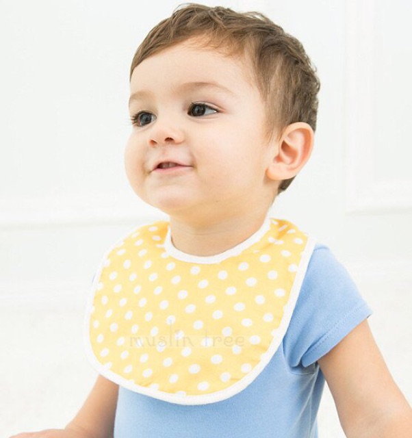 Set 5 Yếm xô cho bé chữ U sợi tre Kiluta