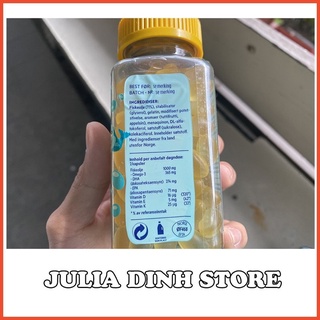 Viên nhai dầu cá DHA cho bé Biopharma Trippel Barn Na Uy hộp 144 viên