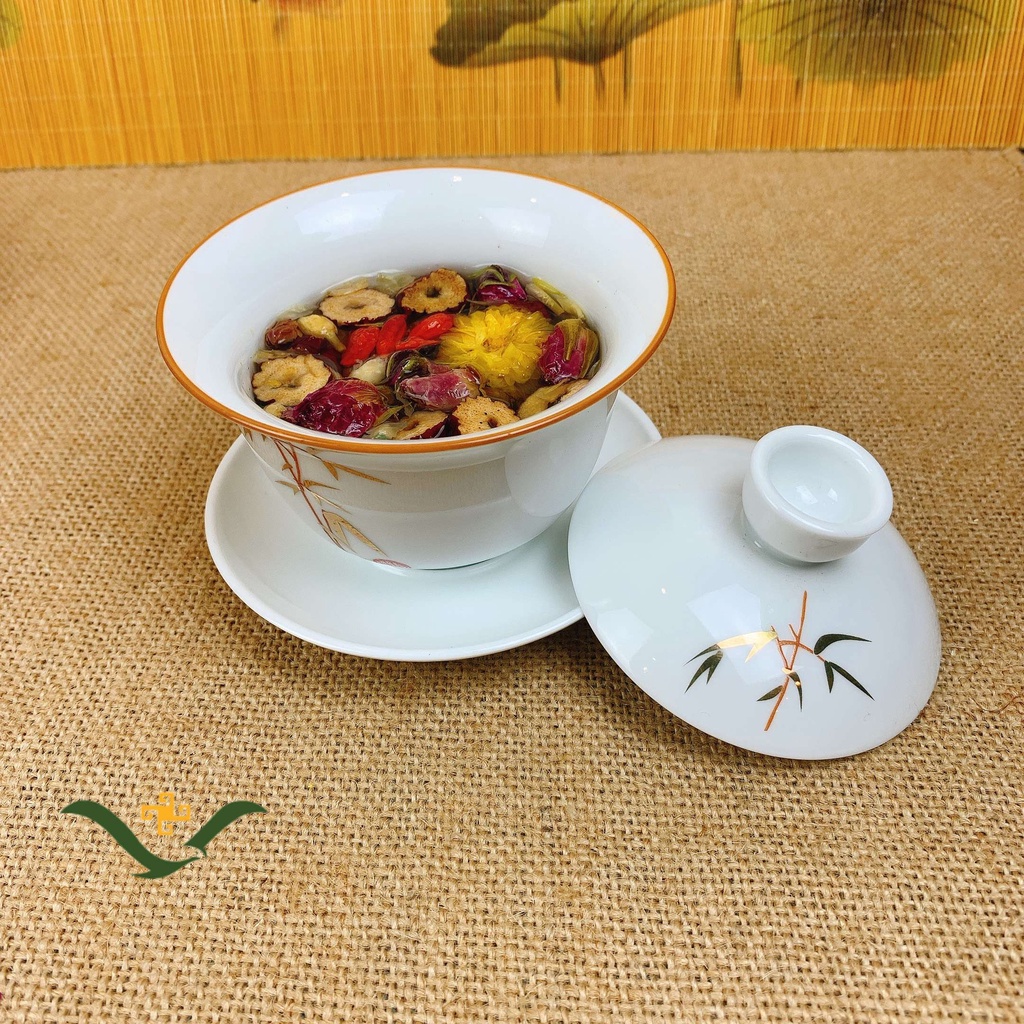Trà dưỡng nhan 7 vị đẹp da chống lão hóa ngủ ngon