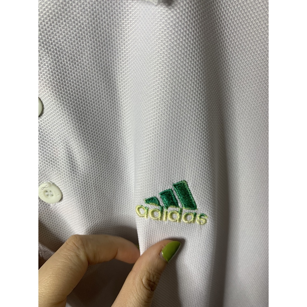 Áo thun ngắn tay có cổ polo hiệu ADIDAS CLIMALITE dry fit chính hãng secondhand