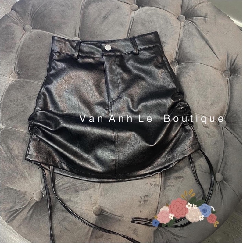 Chân váy da bóng xịn xò