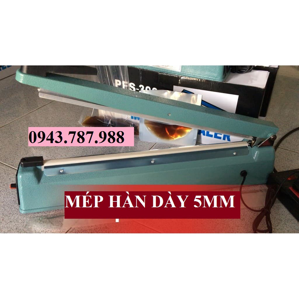 Máy hàn miệng túi bằng tay PFS300 - 30cm MÉP HÀN 5MM-máy hàn miệng bao bì nilong