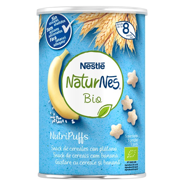 Bánh Organic Nestle NaturNes Bio Hình Sao Dành Cho Bé Ăn Dặm
