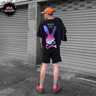 Áo thun RABBIT TRIPPY LAND, Áo phông nữ form rộng dáng Unisex