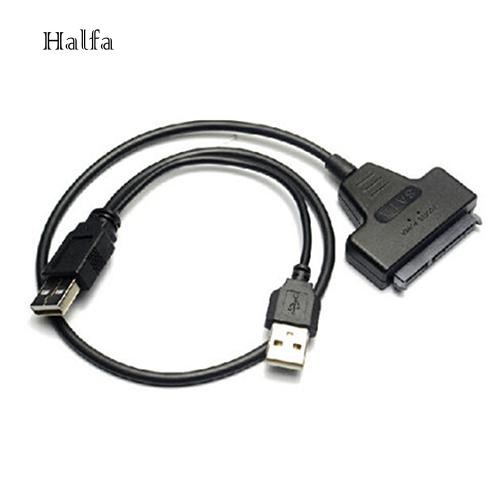 Dây Cáp Chuyển Đổi Ổ Cứng Sata 7 + 15 Pin 22 Sang Usb 2.0 Cho Laptop Hdd