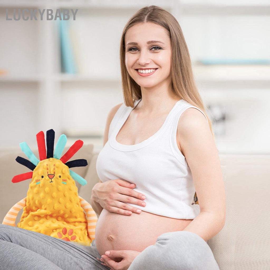 Khăn Lông Làm Dịu Em Bé Hình Búp Bê Đang Ngủ - Búp bê an ủi em bé PP bông mềm Cắn toàn Hình dạng động vật dễ thương - LUCKYBABY