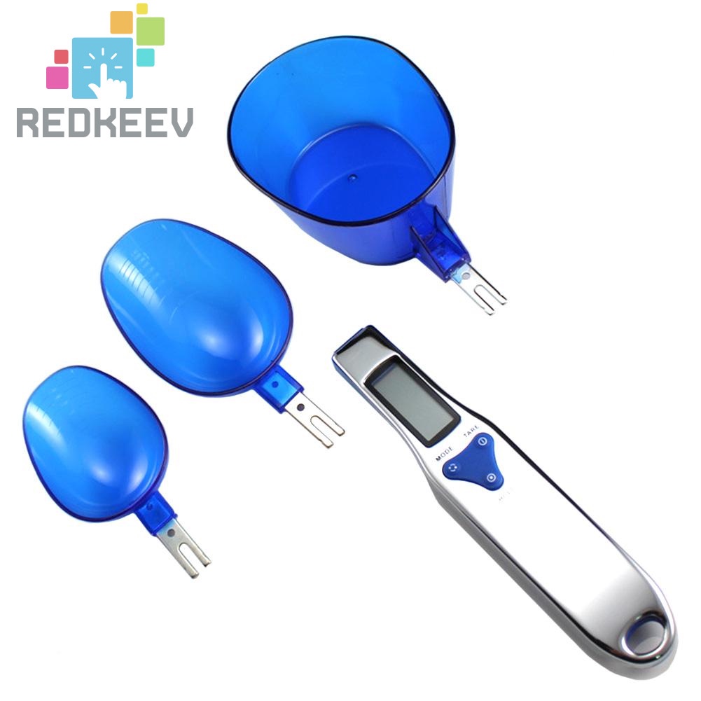 Muỗng đo lường điện tử kèm 3 muỗng tiện dụng cho nhà bếp