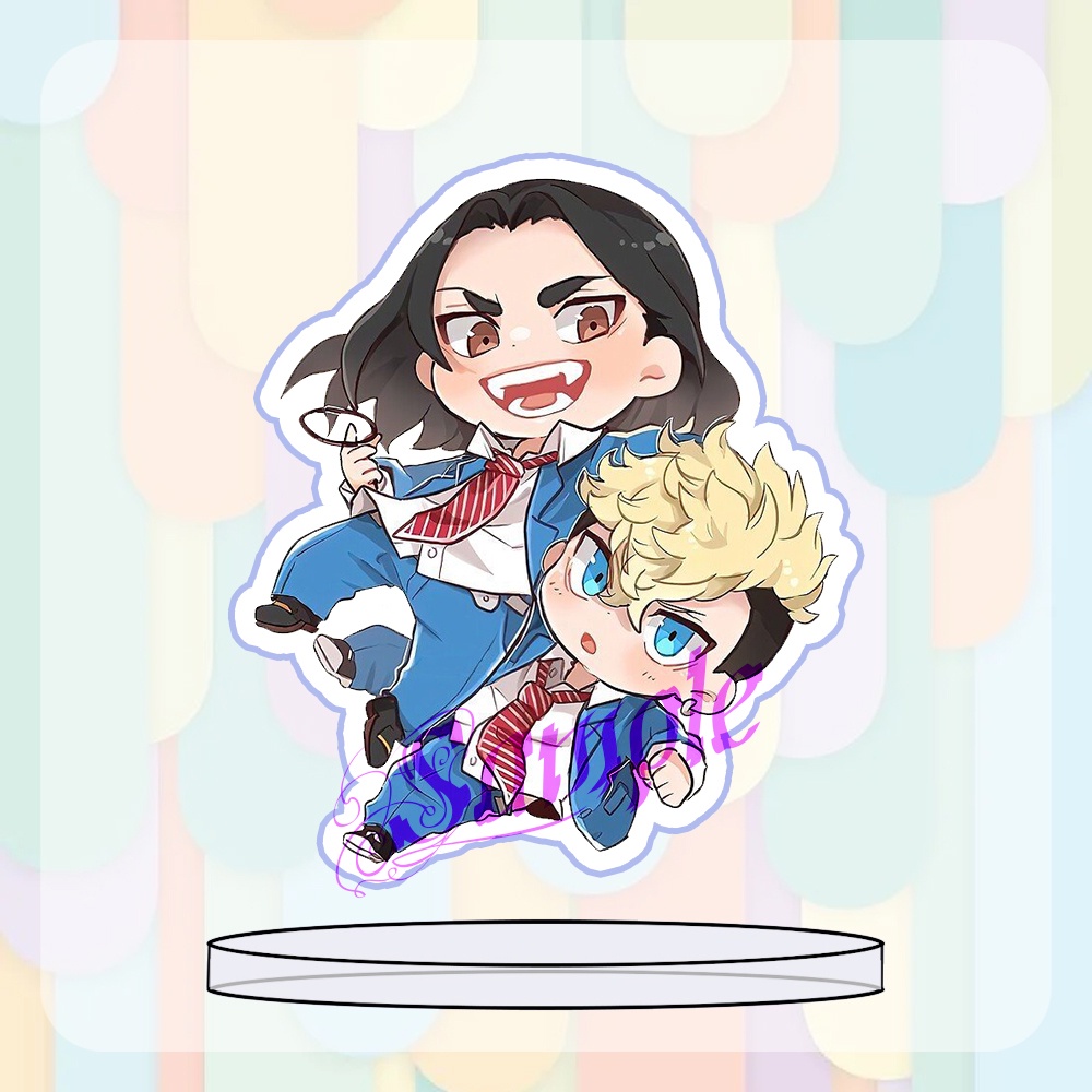 ( MINI ) Mô hình Standee TOKYO REVENGERS KỊCH TRƯỜNG CỦA TAKEMICHI anime chibi mica trưng bày