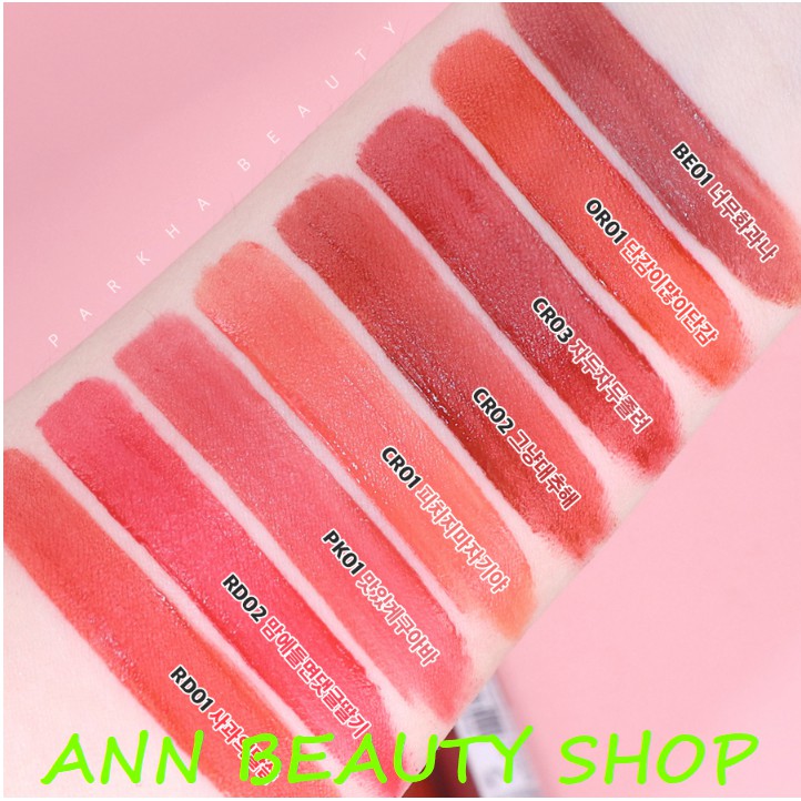 SON JUICY PANG MOUSSE TINT (màu mới) (DATE 8/2022)