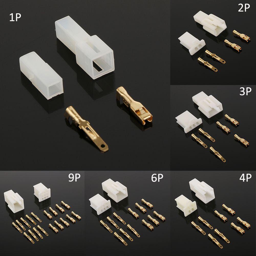 Set 1 / 5 / 10 Đầu Nối Dây Điện 1 / 2 / 3 / 4 / 6 / 9P 2.8mm Chuyên Dụng Tiện Lợi