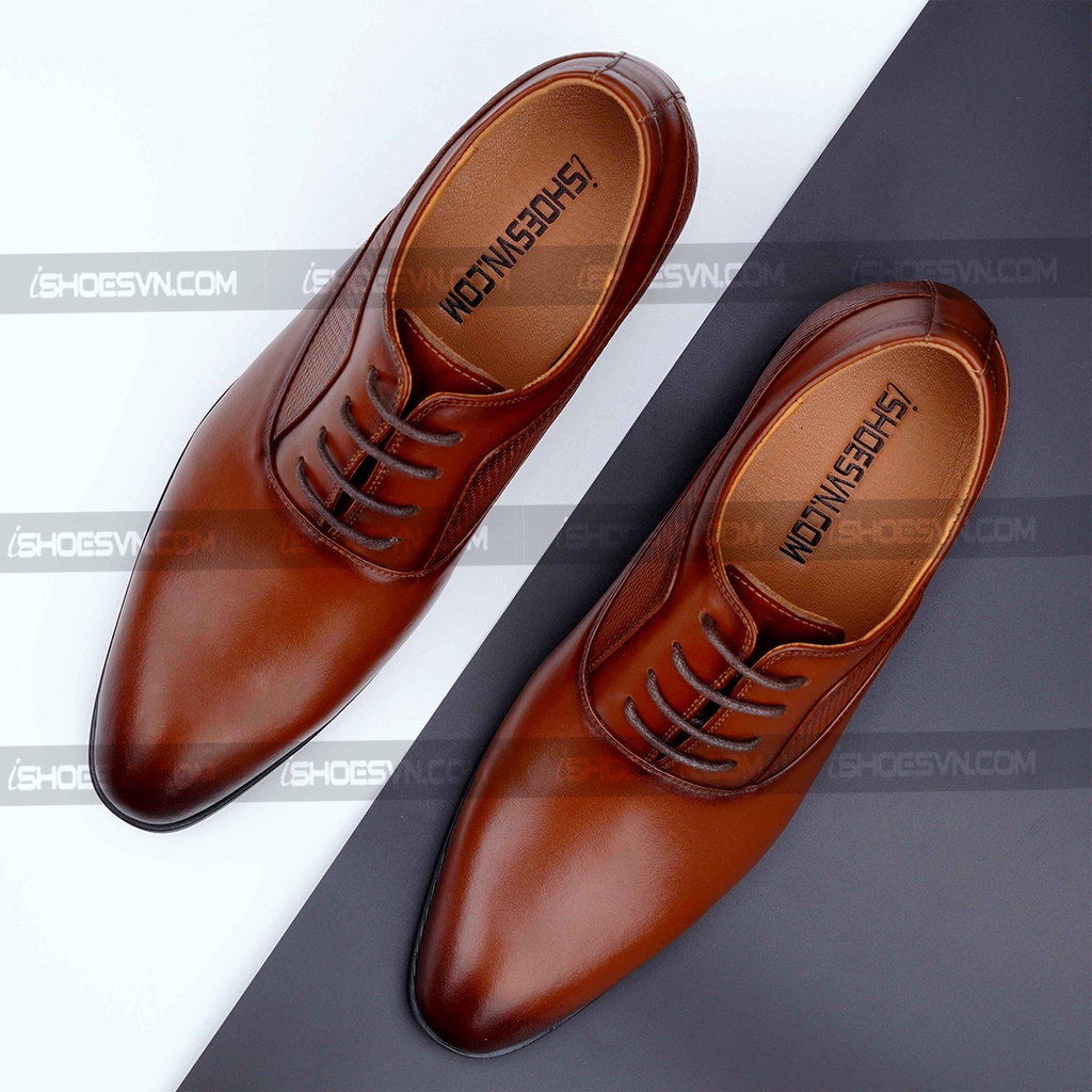 Giày công sở nam  da bò thật tăng chiều cao 7cm , da mềm, lên dáng cực sang
