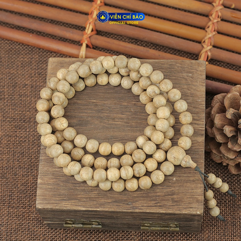 Vòng tay Trầm hương nam nữ unisex dạng chuỗi thời trang phụ kiện trang sức Viễn Chí Bảo H00019