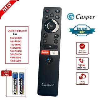 Điều khiển tivi casper smart giọng nói các dòng 65ug6000 86us8000 75us8000 65eg8000 55ug6300 50ug6100 43fx5200 42fx5200