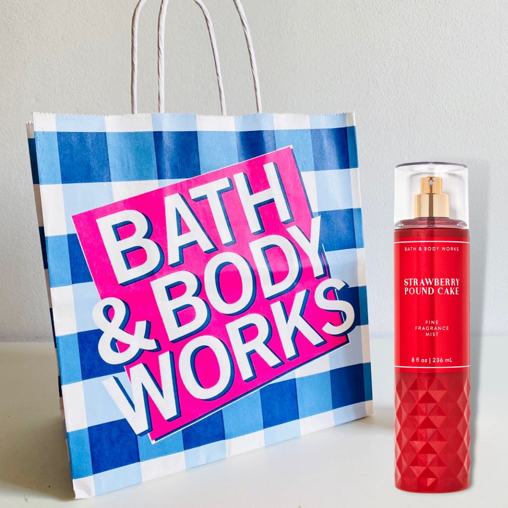 Xịt Thơm Toàn Thân Body Mist Bath&Body Works Strawberry Pound Cake 236ml