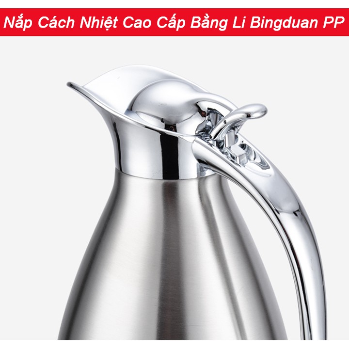 Bình giữ nhiệt inox Stainless Steel  2 Lít