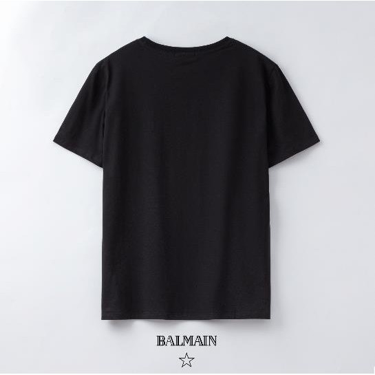 BALMAIN Áo Thun Tay Ngắn Thời Trang Dành Cho Nam Và Nữ