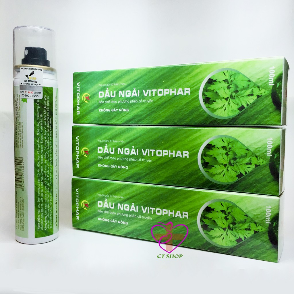 Dầu Ngải Vitophar 100ml