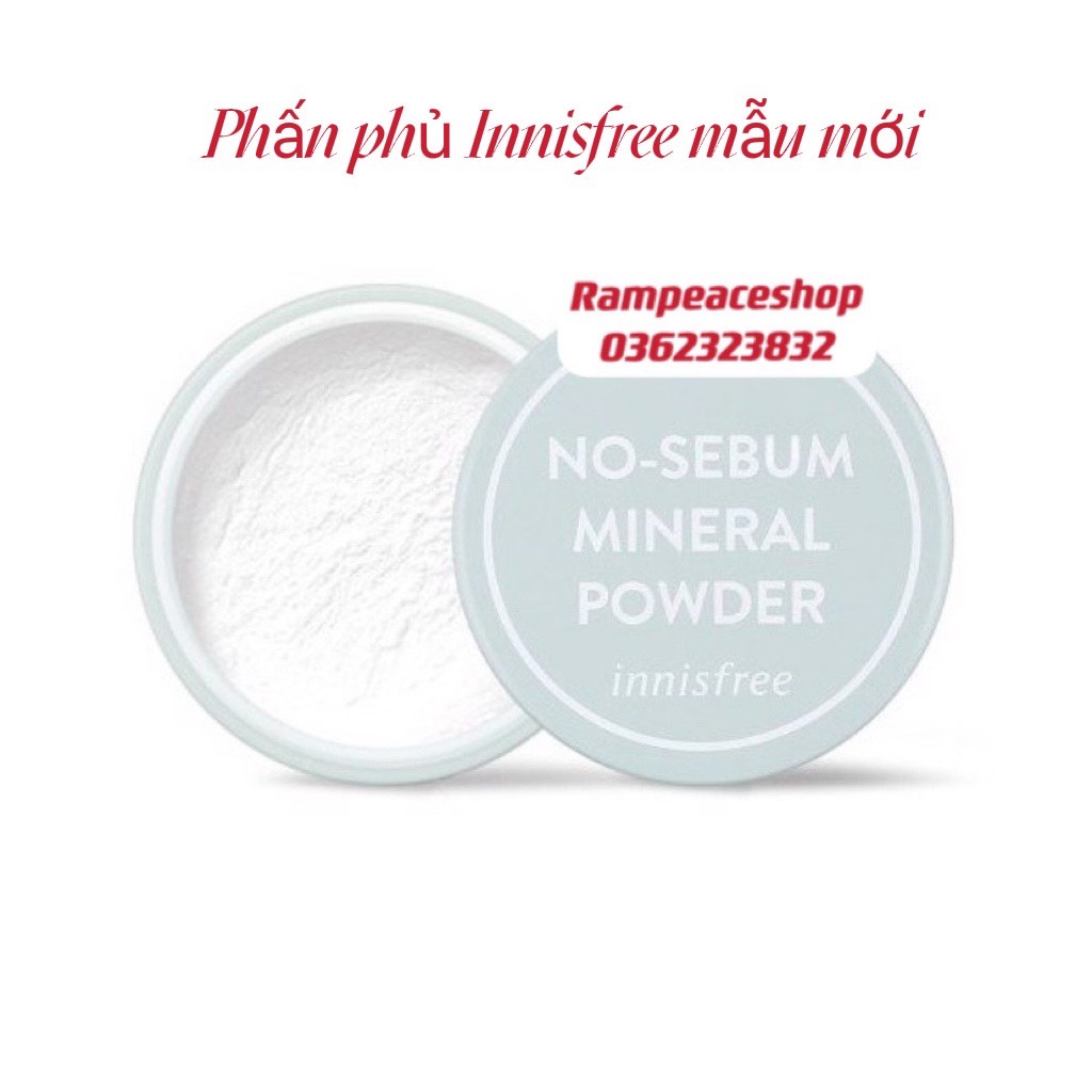 Phấn phủ kiềm dầu dạng bột innisfree no sebum mineral powder