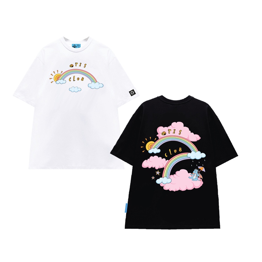 Áo thun tay lỡ unisex local brand Otis Club - Tee Rainbow