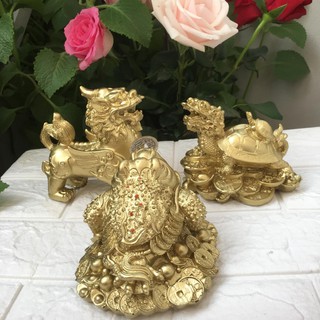 Combo tỳ hưu - long quy - cóc ngậm tiền