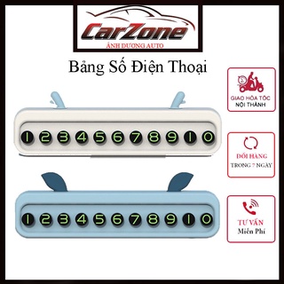 Bảng Số Điện Thoại Ô Tô – Trang Trí Taplo Hình Hình Dáng Ngộ Nghĩnh Ver.2