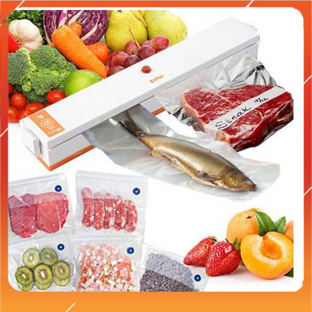 Máy Hút Chân Không ,Không Kén Bao Và Hàn Miệng Túi 2In 1 Fresh Pack Pro, Tặng Kèm Túi Hút Chân Không