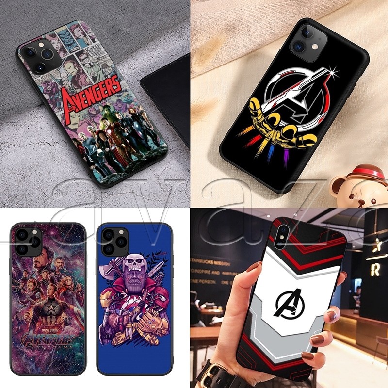 Ốp Điện Thoại TPU Mềm Hình Marvel Avengers-1 Cho iPhone 11 Pro Xs Max Xr X 8 7 6 6s Plus
