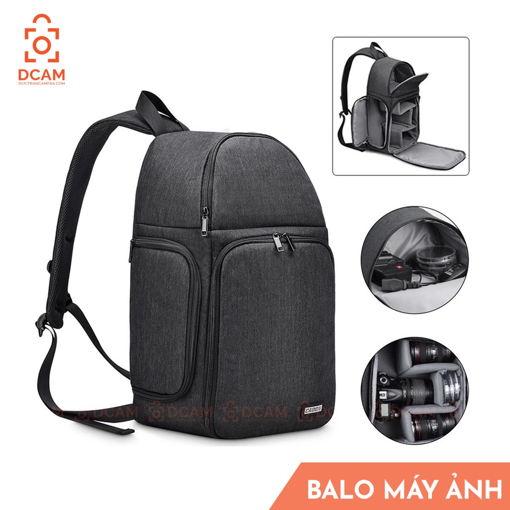 Balo máy ảnh Caden THAO TÁC NHANH - CHỐNG NƯỚC 100%