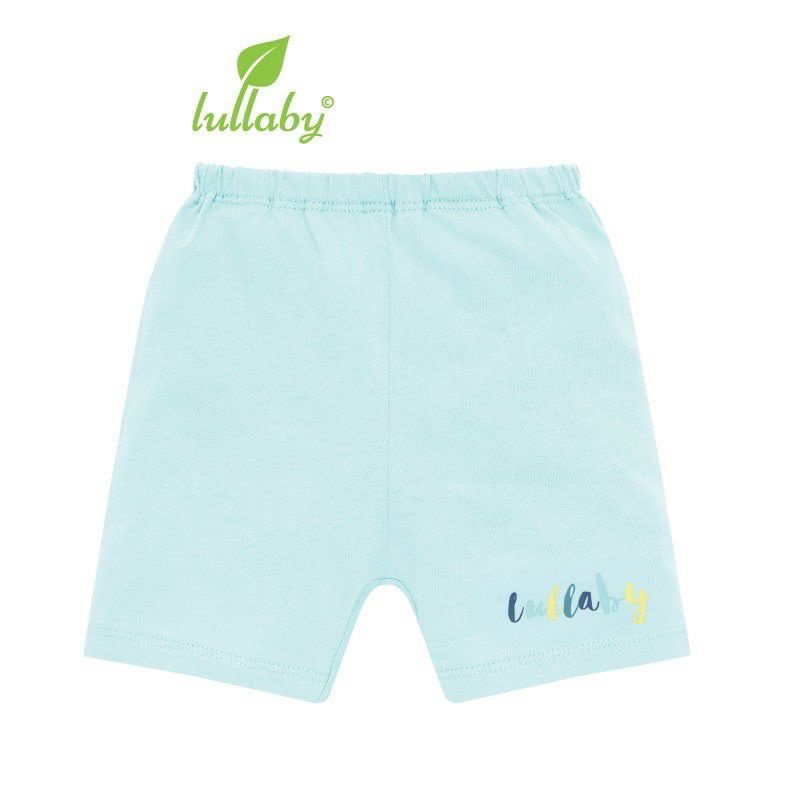 (6-&gt;18 tháng) Bộ cộc tay cài vai bé trai Lullaby 100% cotton cao cấp (NH616P)