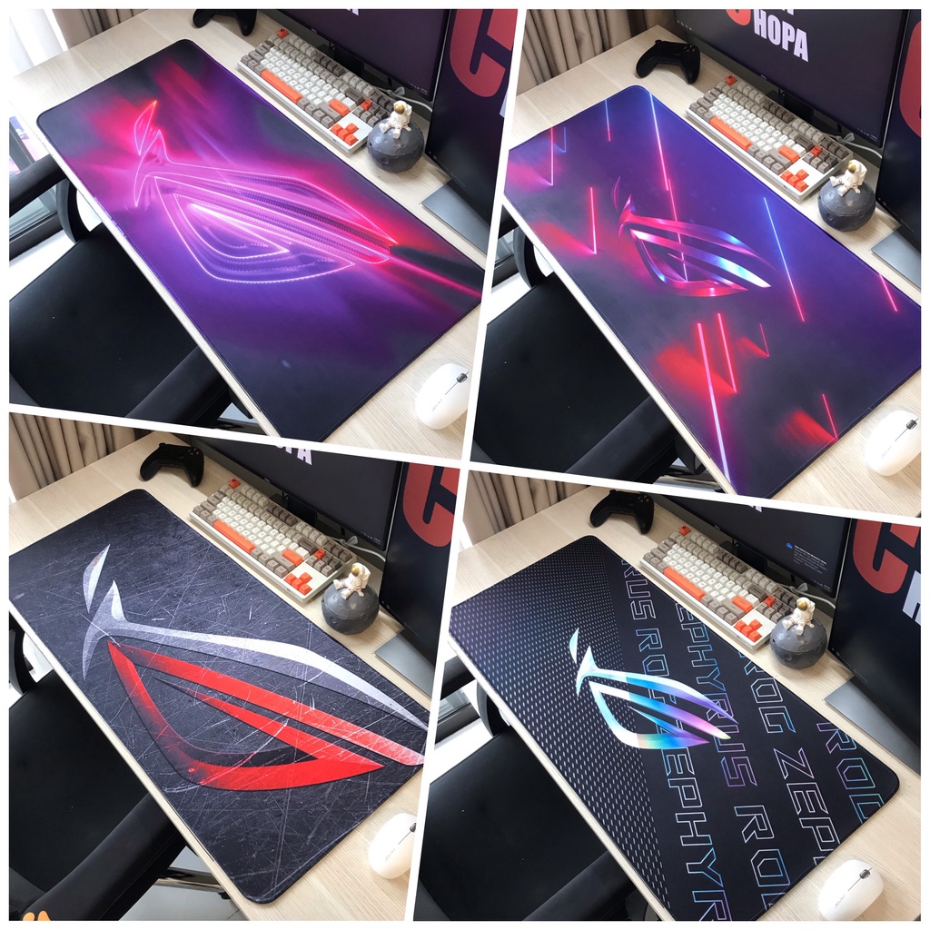 Lót Chuột - Pad Chuột - Mouse Pad - ASUS Gaming ROG 2 - Chống Nước - Size lớn (90x40 dày 4mm) (80x30 dày 3mm)