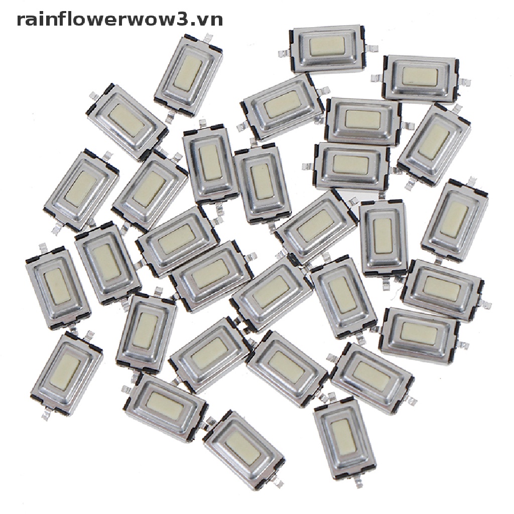 Bộ 30 3X6X2.5Mm SMD 2-Pin Nhấn