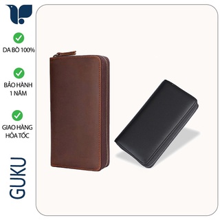 Ví Dài Nam CT01 Bóp Nam Cầm Tay Hàng Hiệu Da Bò Thật Cao Cấp Nhiều Ngăn Kiểu Dáng Thời Trang Đi Chơi Dự Tiệc Sang Trọng