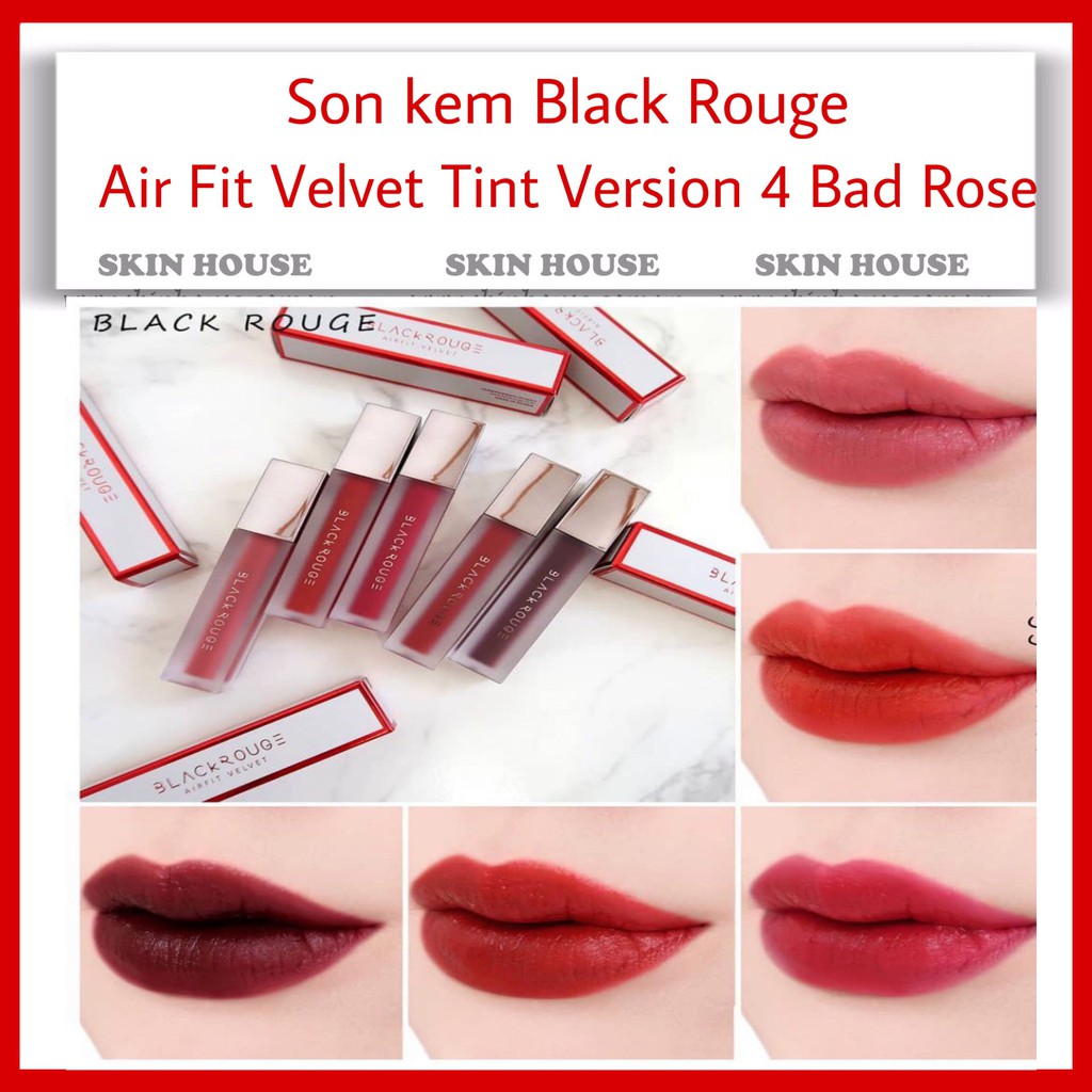 Son kem Black Rouge Air Fit Velvet Tint Version 1-2-3-4 -Skinhouse