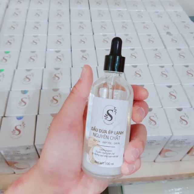 Dầu dừa ép lạnh Sam natural