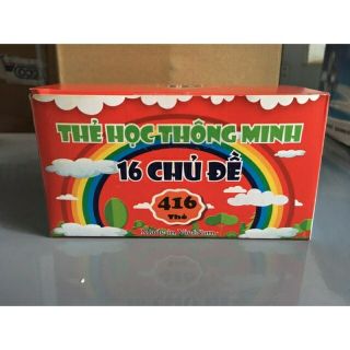 Thẻ học thông minh 16 chủ đề 416 thẻ tiếng anh và tiếng việt cho bé