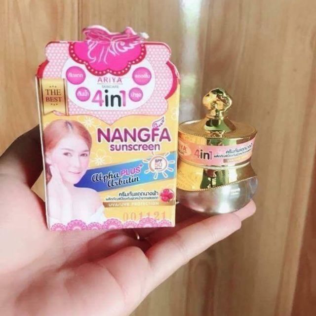 [FREESHIP] Kem chống nắng made up Nang fa thái lan