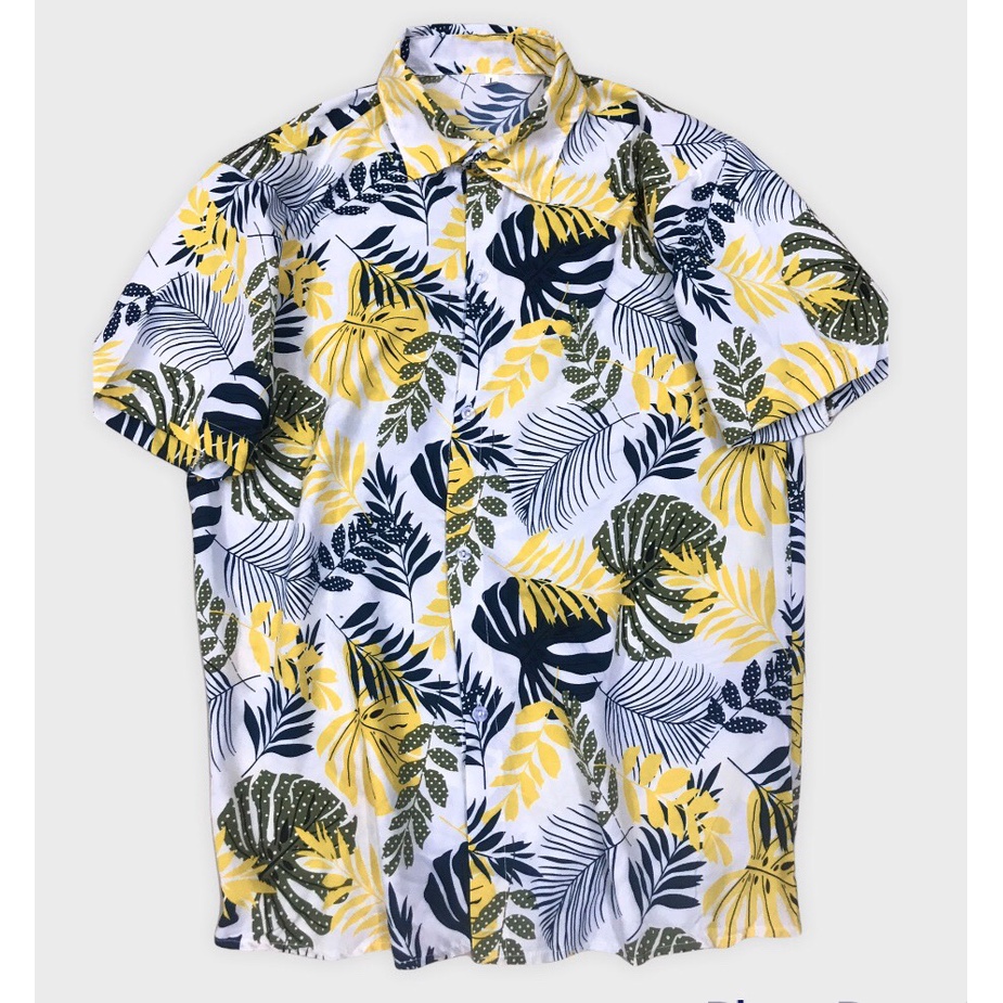 ĐỦ SIZE - Áo sơ mi hoạ tiết đi biển Chất Kate thái loại 1