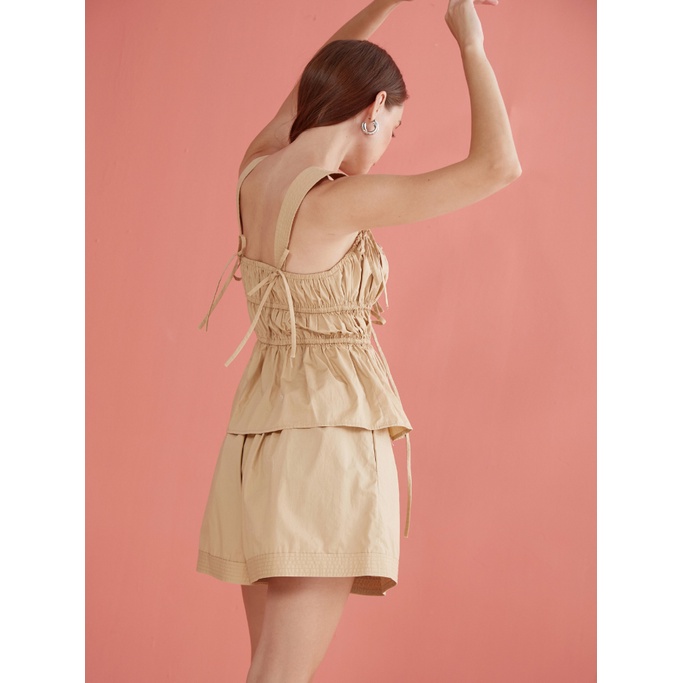 COCO SIN - Set Áo + Quần Short Nâu